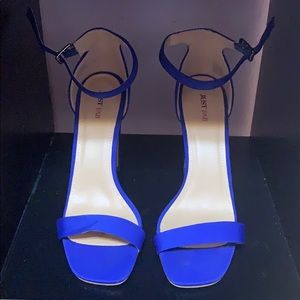 Just Fab Royal Blue Heels